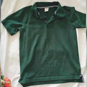 Gymboree size 7 Hunter Green Polo